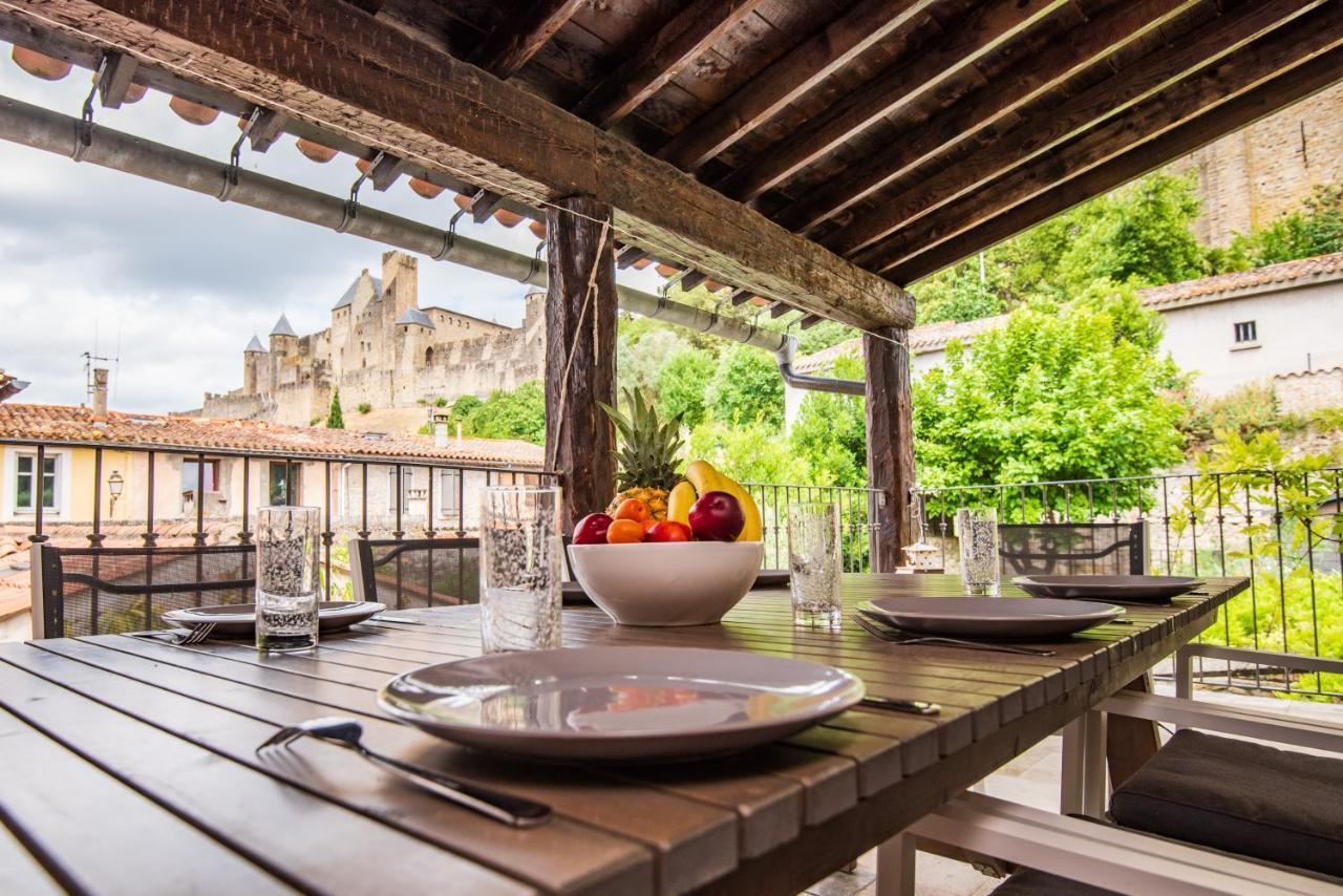 La Maison De La Tour Pinte Carcassonne Eksteriør billede